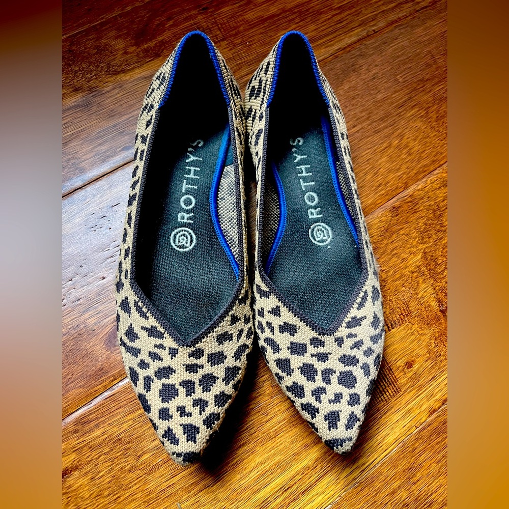 Cheetah Rothy points size 7